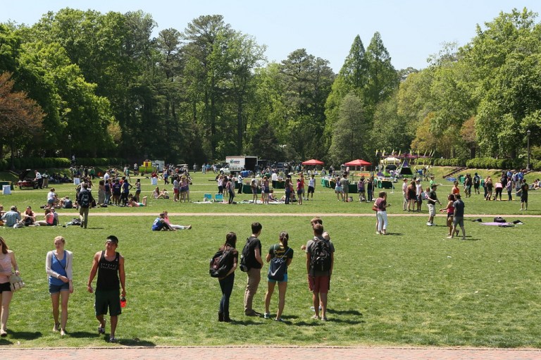 Who else would be psyched to tailgate on the Sunken Gardens on gameday?