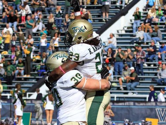 Kendell Anderson again ran like a man possessed, earning 3 touchdowns on the ground [photo: tribeathletics.com]