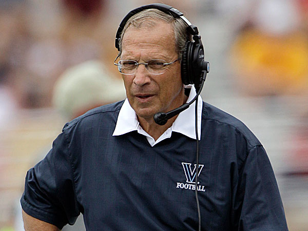 Villanova Head Coach Andy Talley is in his 31st season at the helm for the Wildcats. [photo: Mary Schwalm/AP]