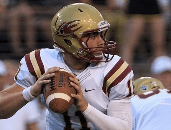 Elon's Dylan Thompson will look to get the passing game going against the Tribe this Saturday. [photo: elonphoenix.com]