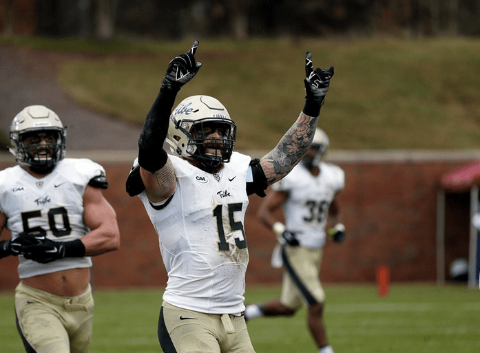 Zach Fetters has performed very well this season, and the Elon game was no exception. [photo: Pete Clawson, tribeathletics.com]
