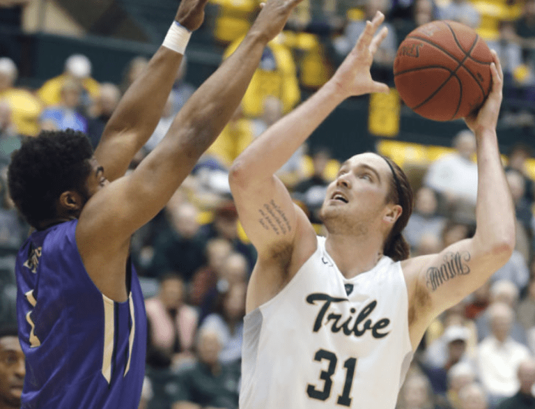 Senior Sean Sheldon played well last week against JMU in a losing effort, finishing with 13 points. Sheldon will look to continue this strong play in his last ever CAA Tournament. [photo: Richmond Times-Dispatch, Joe Mahoney]