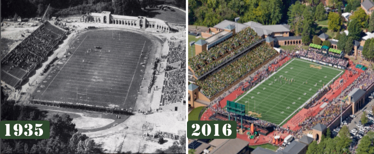 Zable Stadium's final renovation will bring new energy to a stadium nearing its 100th birthday. [photos: tribeathletics.com] 