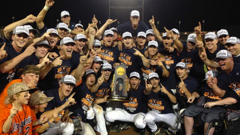 William and Mary opens up against the defending National Champion, UVA (photo via virginasportstv.com)