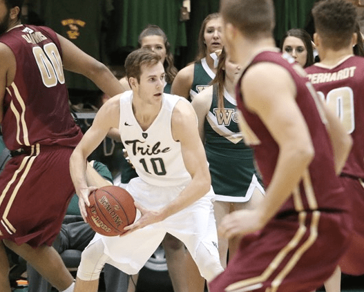 W&M's Connor Burchfield led the entire nation in 3-point percentage last season. [photo: tribeathletics.com]