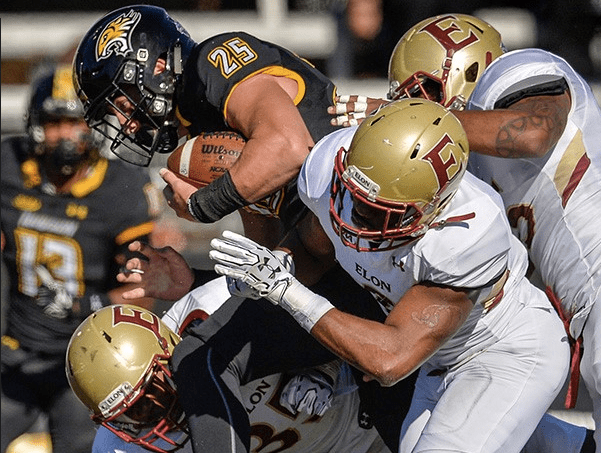 WR Christian Summers has wreaked absolute havoc on the CAA this season, averaging just under 90 yards per game [photo: towsontigers.com]